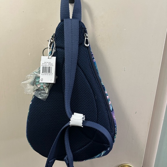 NWT SakRoots Royal Blue Seascape On The Go Sling - Picture 2 of 4